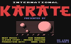 Game: International Karate