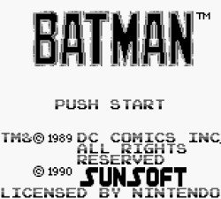Game: Batman