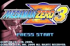 Game: Mega Man Zero 3