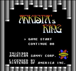 Game: Arkista's Ring
