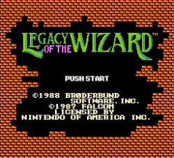 Game: Legacy of the Wizard
