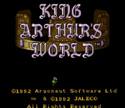 Game: King Arthur's World