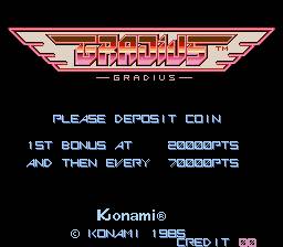 グラディウス　GRADIUS KONAMI Gradius (video game) - Wikipedia