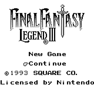 Final Fantasy Legend III（時空の覇者 Sa・Ga3 [完結編