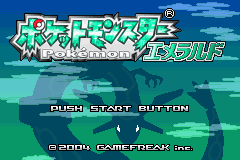 Game: Pokémon Emerald Version [Game Boy Advance, 2004 ...
