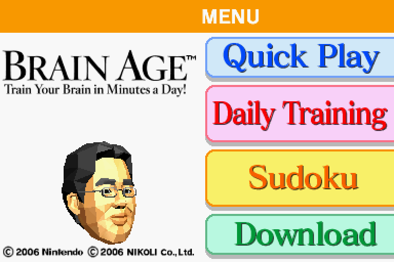 Game: Brain Age: Train Your Brain in Minutes a Day! [Nintendo DS, 2005 ...