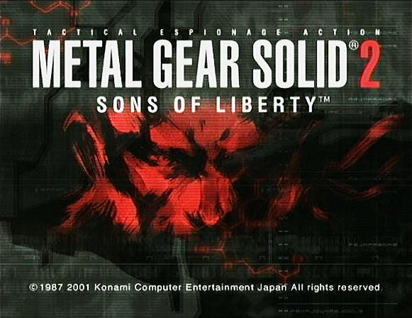 Game: Metal Gear Solid 2: Sons of Liberty [PlayStation 2, 2001 