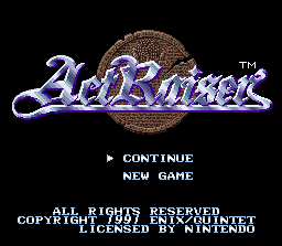 Game: ActRaiser [SNES, 1991, Enix] - OC ReMix
