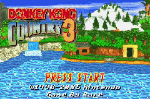 Donkey kong country on sale 3 gameboy advance