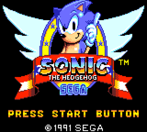 Sonic Games on SEGA Game Gear 