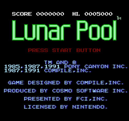 Lunar Pool