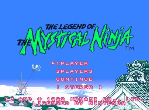 The Legend of the Mystical Ninja (1992), SNES Game