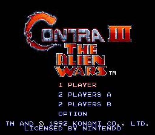 Contra iii the hot sale alien wars snes