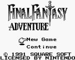 Game: Final Fantasy Adventure