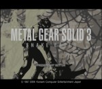 Game: Metal Gear Solid 3: Snake Eater