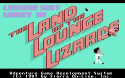 Game: Leisure Suit Larry in the Land of the Lounge Lizards