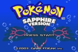 Game: Pokémon Sapphire Version