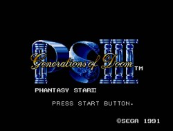 Game: Phantasy Star III: Generations of Doom