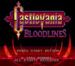 Game: Castlevania: Bloodlines