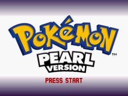 Game: Pokémon Pearl Version