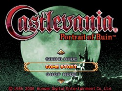 Game: Castlevania: Portrait of Ruin