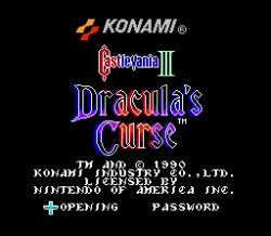 Game: Castlevania III: Dracula's Curse