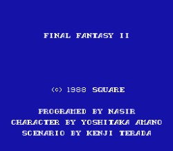 Game: Final Fantasy II
