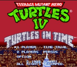 Game: Teenage Mutant Ninja Turtles IV: Turtles in Time