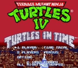 Game: Teenage Mutant Ninja Turtles IV: Turtles in Time