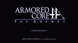 Game: Armored Core: For Answer
